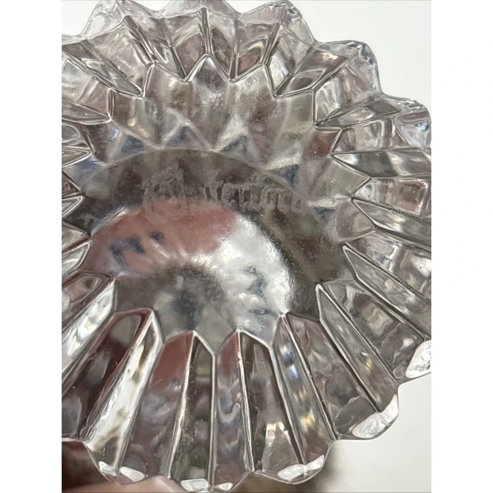Vintage Waterford Crystal Mens Shaving Razor and Brush CHIP